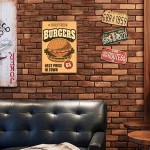 Daily Fresh Burger χειροποίητος ξύλινος πίνακας Daily Fresh Burger χειροποίητος ξύλινος πίνακας