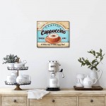Cappuccino Retro Πίνακας Χειροποίητος Cappuccino Retro Πίνακας Χειροποίητος