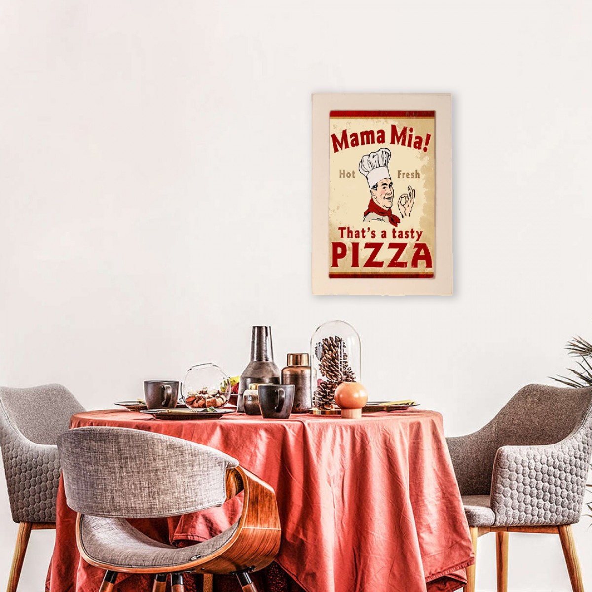 Sign Πίνακας Χειροποίητος Pizza 21cm X 30cm Sign Πίνακας Χειροποίητος Pizza 21cm X 30cm