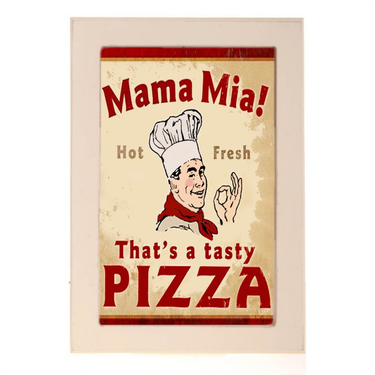 Sign Πίνακας Χειροποίητος Pizza 21cm X 30cm Sign Πίνακας Χειροποίητος Pizza 21cm X 30cm