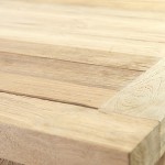 Minerva μοναστηριακό τραπέζι από ξύλο teak 260x100x78 εκ