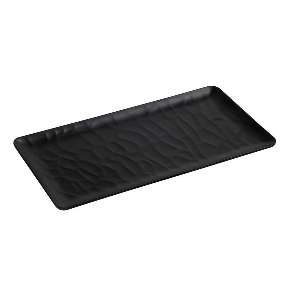 Wavy Matte Black δίσκος σετ των τριάντα τεμαχίων 33x17x2 εκ