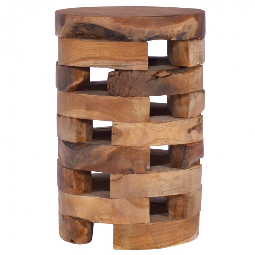 Κομοδίνο από μασίφ ξύλο teak 30x30x45 εκ
