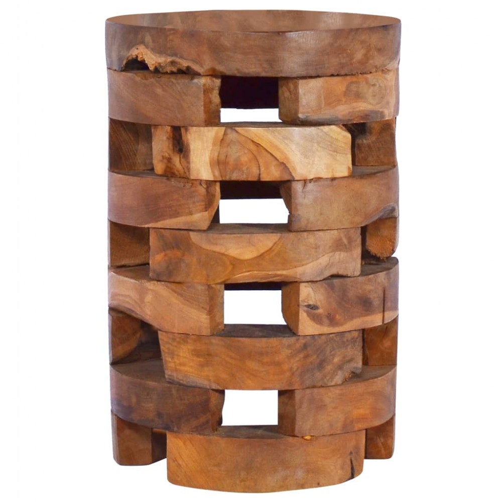 Κομοδίνο από μασίφ ξύλο teak 30x30x45 εκ