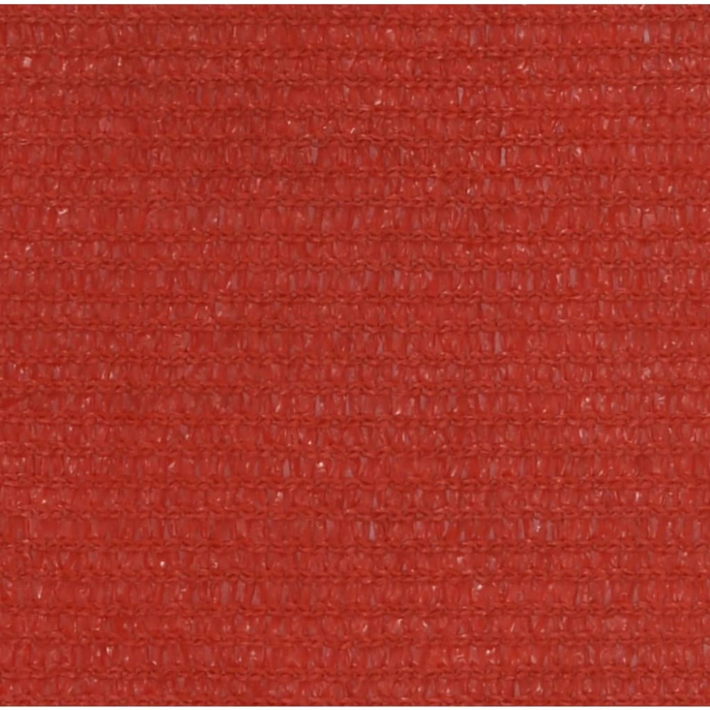 Πανί Σκίασης Κόκκινο 3,6 x 3,6 μ. από HDPE 160 γρ./μ²