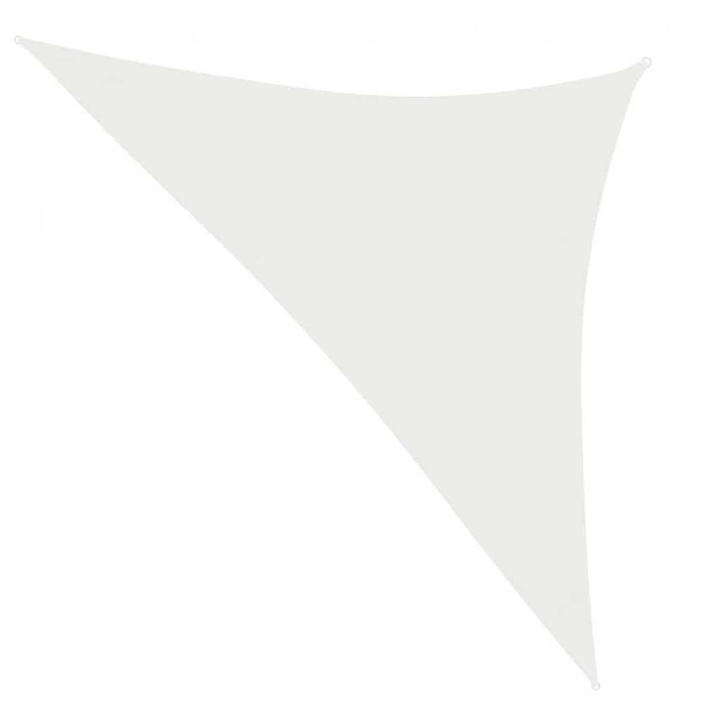 Πανί Σκίασης Λευκό 3,5 x 3,5 x 4,9 μ. από HDPE 160 γρ./μ²