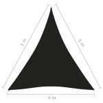 Πανί Σκίασης Τρίγωνο Μαύρο 4 x 5 x 5 μ. από Ύφασμα Oxford Πανί Σκίασης Τρίγωνο Μαύρο 4 x 5 x 5 μ. από Ύφασμα Oxford