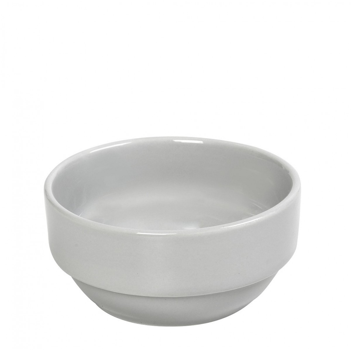 Light Grey Essentials στοιβαζόμενο μπολάκι σετ των έξι 14 εκ