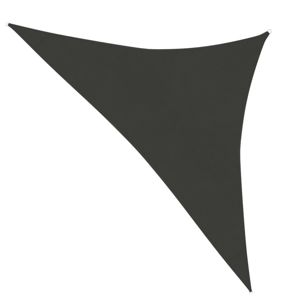 Πανί Σκίασης Ανθρακί 3,5 x 3,5 x 4,9 μ. από HDPE 160 γρ./μ²