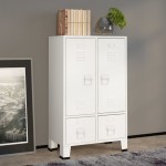 Ντουλάπα Βιομηχανική Λευκή 67 x 35 x 107 εκ. Ατσάλινη Ντουλάπα Βιομηχανική Λευκή 67 x 35 x 107 εκ. Ατσάλινη