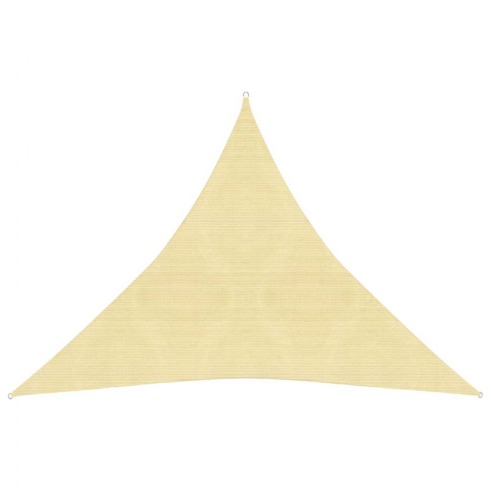 Πανί Σκίασης Μπεζ 4,5 x 4,5 x 4,5 μ. από HDPE 160 γρ./μ²