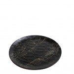 Black Wood στρογγυλό πιάτο ρηχό hybrid σετ σαράντα οκτώ τεμάχια 23 εκ