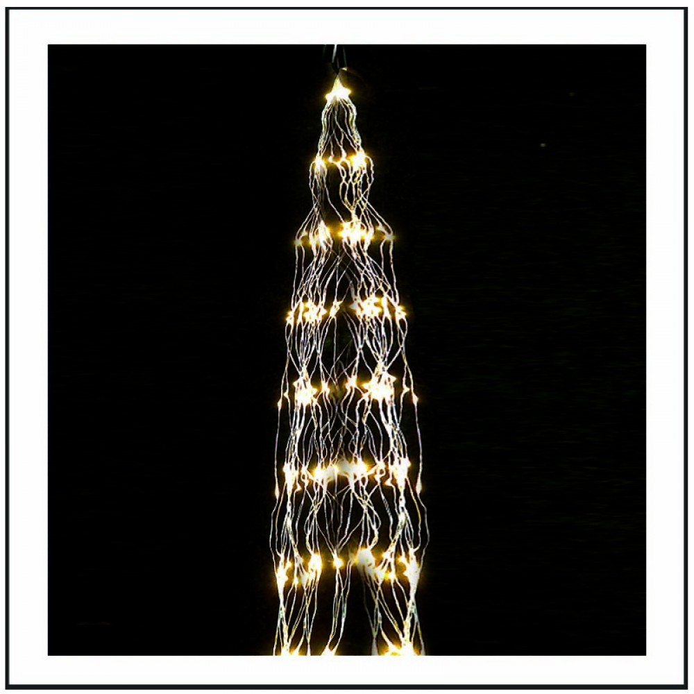 500 Led λαμπάκια αδιάβροχα σε σχήμα χταπόδι με καλώδιο χαλκού και θερμό λευκό φως 2.5μ