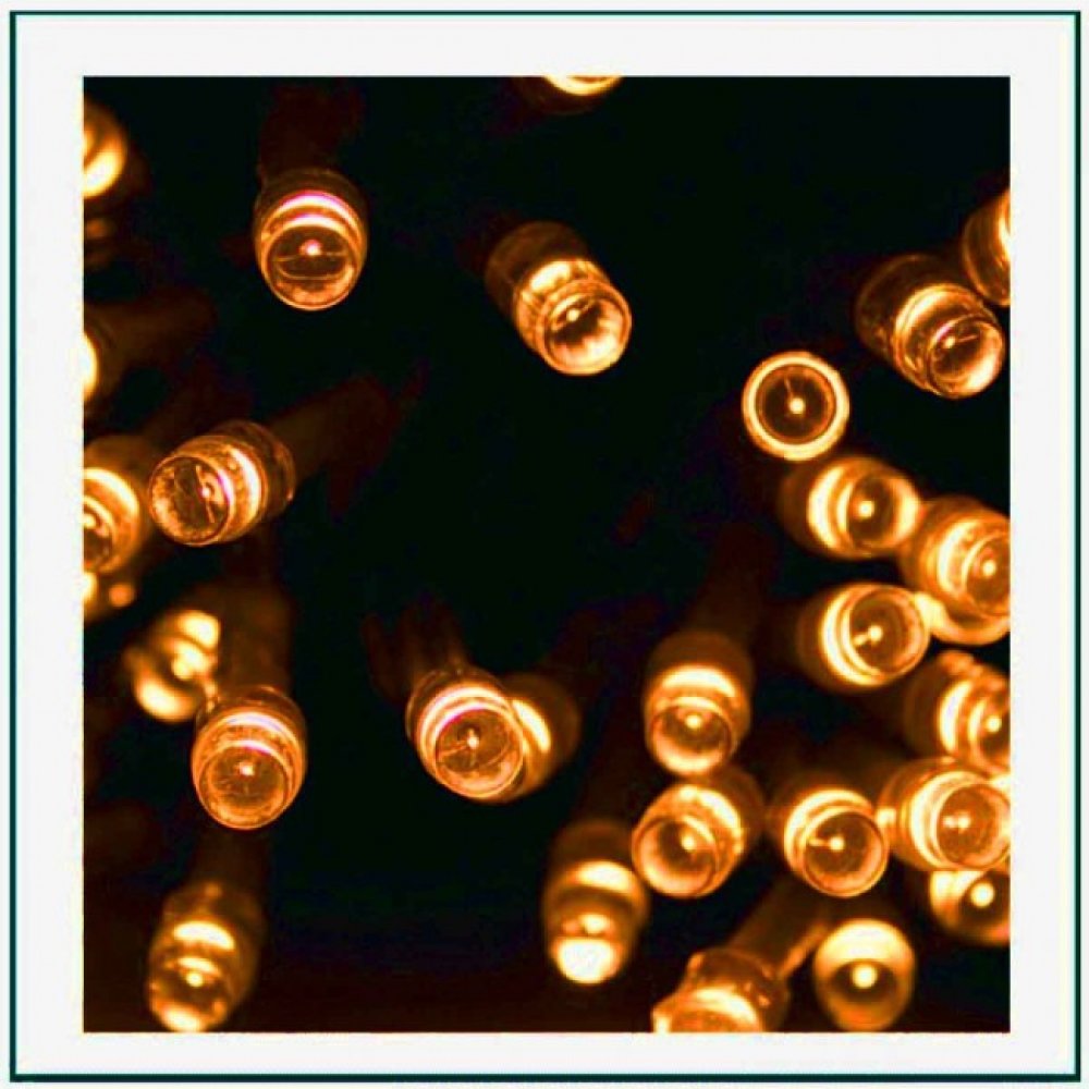 700 Led λαμπάκια IP44 επεκτεινόμενο πράσινο καλώδιο και θερμό λευκό φως 35μ