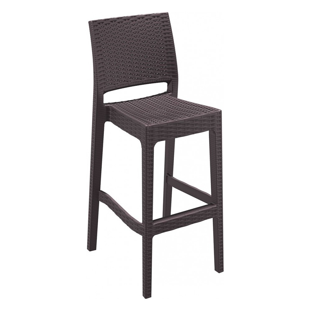 Jamaica rattan σκαμπό bar 40x51x108 εκ