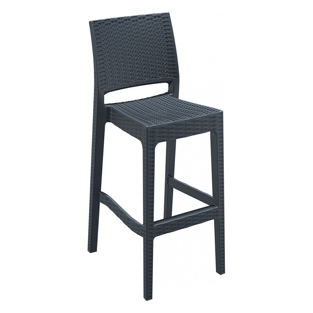 Jamaica rattan σκαμπό bar 40x51x108 εκ