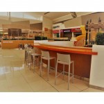 Bakhita σκαμπό bar Technopolymer σε δύο ύψη Bakhita σκαμπό bar Technopolymer σε δύο ύψη