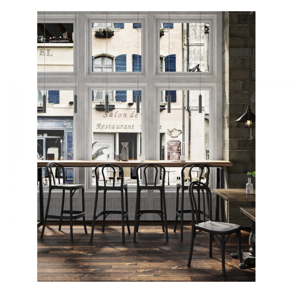 Sozo σκαμπό bar Polypropylene σε δύο ύψη και σε ποικιλία χρωμάτων Sozo σκαμπό bar Polypropylene σε δύο ύψη και σε ποικιλία χρωμάτων