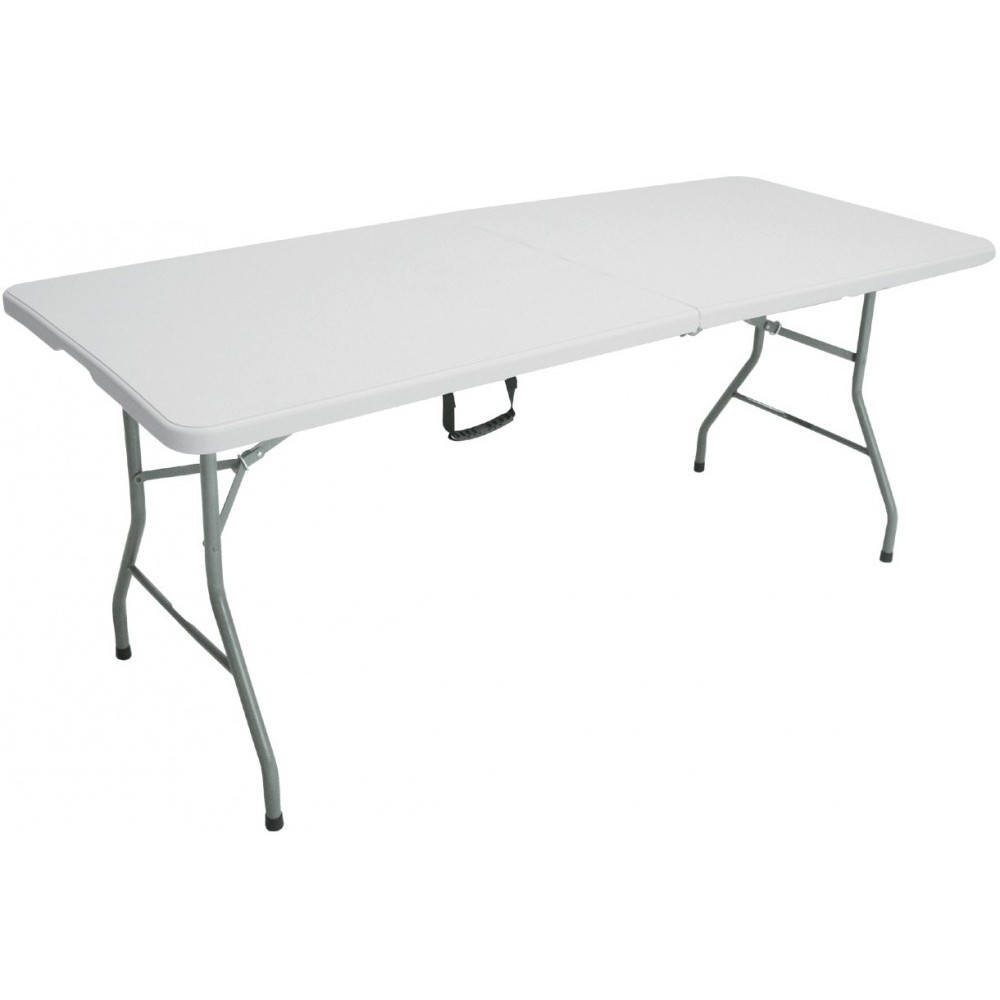 Milano ECO μεταλλικό πτυσσόμενο τραπέζι 182x75x74 εκ