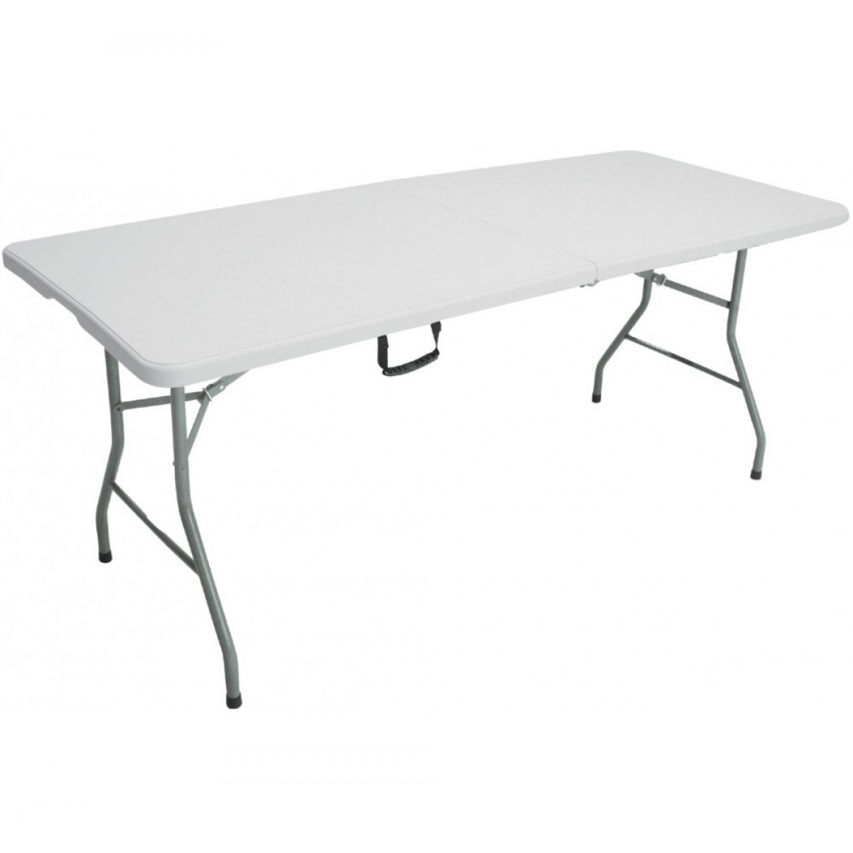Milano ECO μεταλλικό πτυσσόμενο τραπέζι 182x75x74 εκ