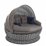Lungo daybed από μέταλλο και σχοινί 180x80 εκ Lungo daybed από μέταλλο και σχοινί 180x80 εκ