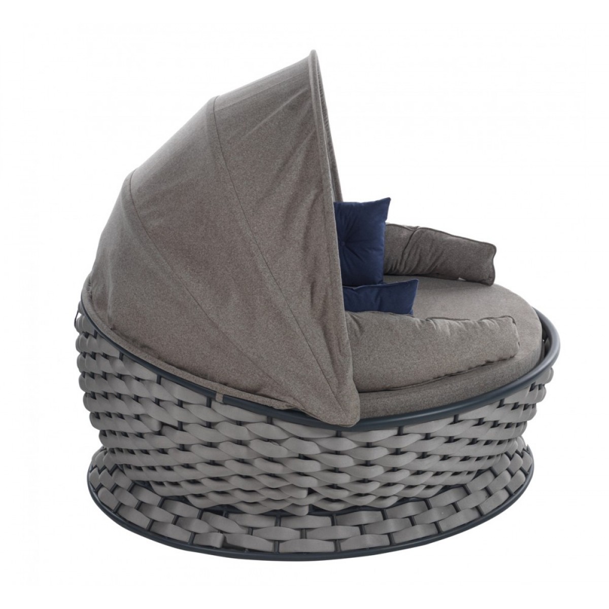 Lungo daybed από μέταλλο και σχοινί 180x80 εκ Lungo daybed από μέταλλο και σχοινί 180x80 εκ