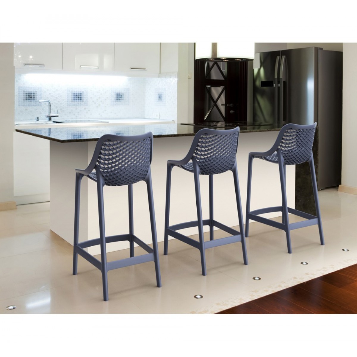 Air σκαμπό bar pp & fiber glass σε δύο ύψη και σε ποικιλία χρωμάτων Air σκαμπό bar pp & fiber glass σε δύο ύψη και σε ποικιλία χρωμάτων