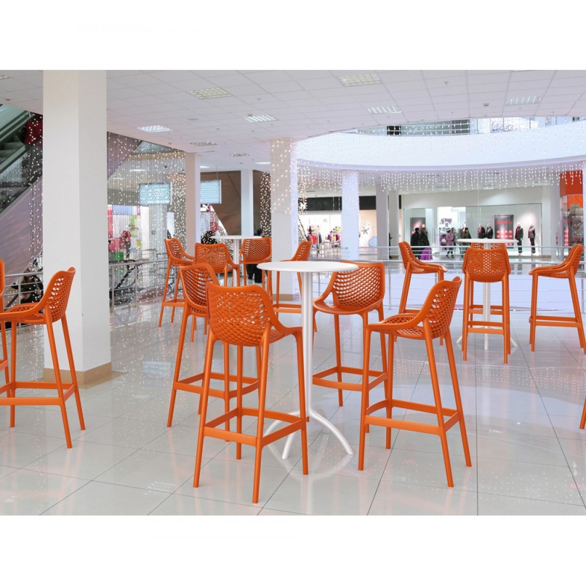Air σκαμπό bar pp & fiber glass σε δύο ύψη και σε ποικιλία χρωμάτων Air σκαμπό bar pp & fiber glass σε δύο ύψη και σε ποικιλία χρωμάτων