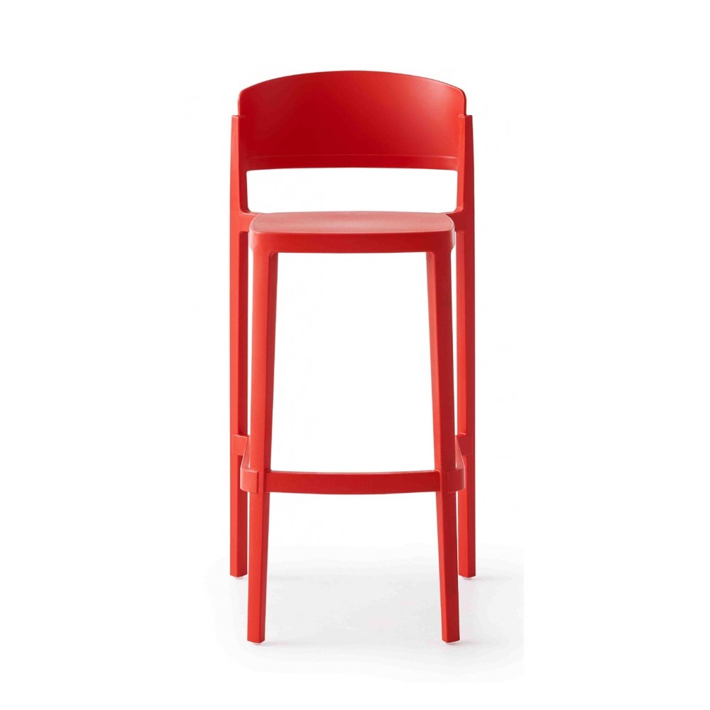 Abuela Stool Technopolymer σκαμπό bar σε ποικιλία χρωμάτων 50x45x101 εκ
