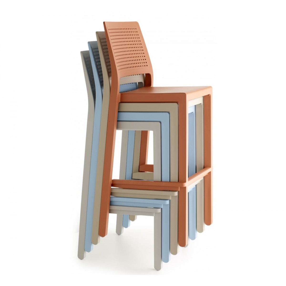 Emi σκαμπό bar technopolymer 47.5x48.5x108.5 εκ Emi σκαμπό bar technopolymer 47.5x48.5x108.5 εκ