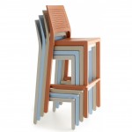 Emi σκαμπό bar technopolymer 47.5x48.5x108.5 εκ Emi σκαμπό bar technopolymer 47.5x48.5x108.5 εκ