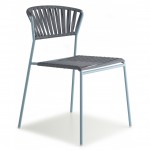 Lisa club μεταλλική καρέκλα 52x60x78 εκ Lisa club μεταλλική καρέκλα 52x60x78 εκ