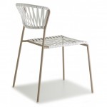 Lisa club μεταλλική καρέκλα 52x60x78 εκ Lisa club μεταλλική καρέκλα 52x60x78 εκ