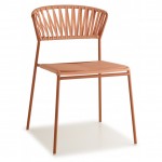 Lisa club μεταλλική καρέκλα 52x60x78 εκ Lisa club μεταλλική καρέκλα 52x60x78 εκ