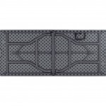 Sharp μεταλλικό πτυσσόμενο τραπέζι 182.9x75.2x74.3 εκ