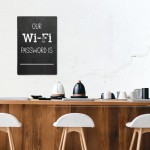 WiFi Password Ξύλινος Χειροποίητος Πίνακας Like 20x25 cm WiFi Password Ξύλινος Χειροποίητος Πίνακας Like 20x25 cm