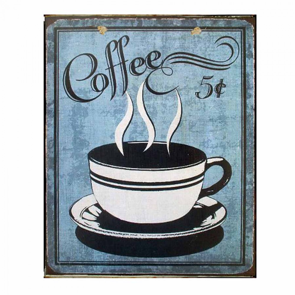 Coffee πίνακας χειροποίητος 20x25 εκ