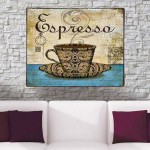 Φλυτζάνι Espresso Vintage Ξύλινο Χειροποίητο Πινακάκι 32x32 εκ