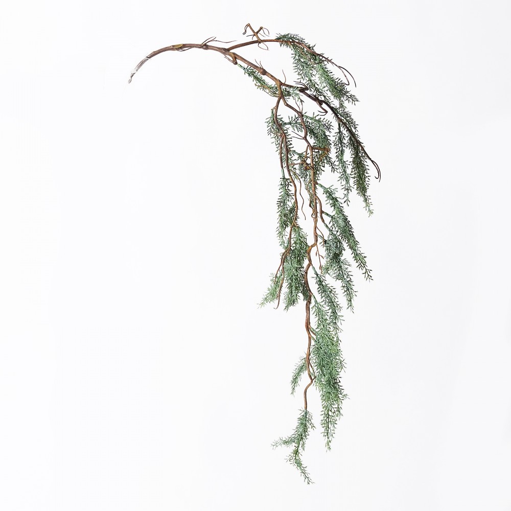 Τεχνητό κρεμαστό reindeer Moss σε πράσινο σκούρο χρώμα 105 εκ