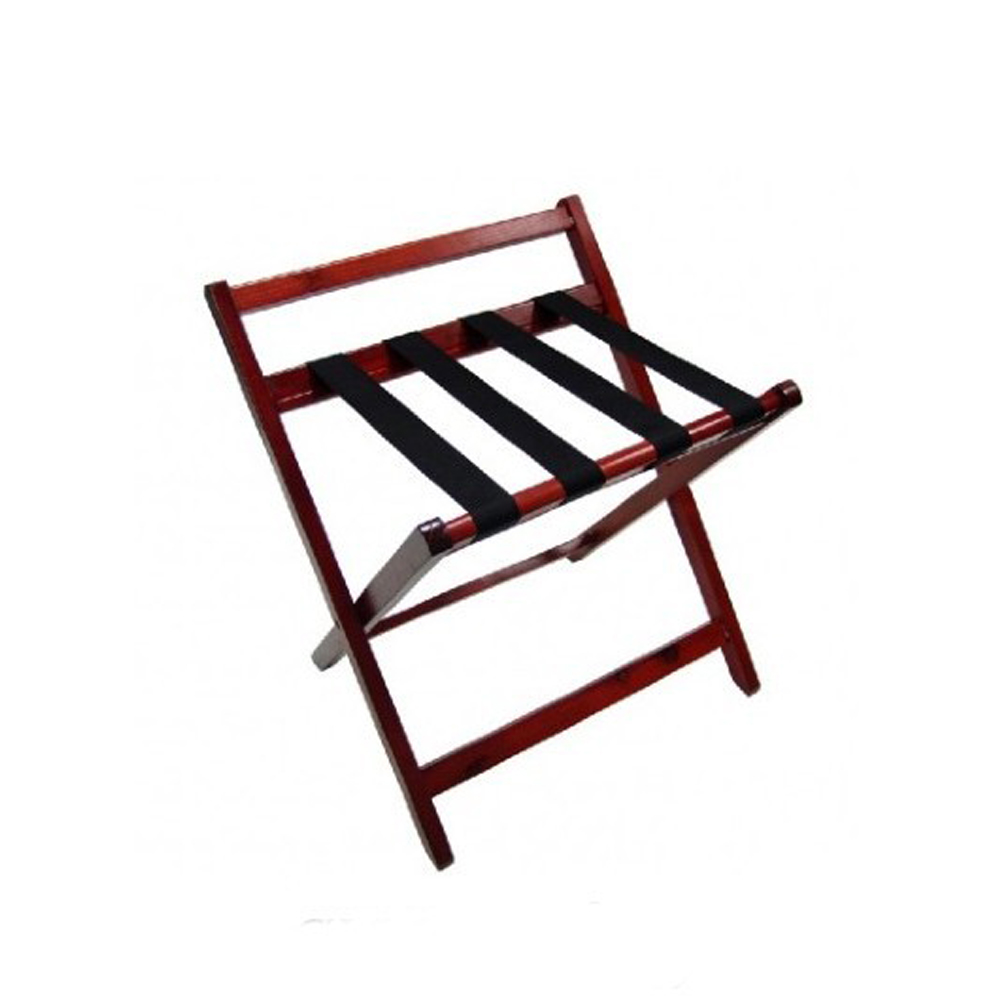 Ξύλινη βάση για βαλίτσα σε καφέ χρώμα 58x52x63 εκ