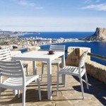 Ares στοιβαζόμενη καρέκλα πολυπροπυλενίου σε γκρι χρώμα 48x58x82 εκ