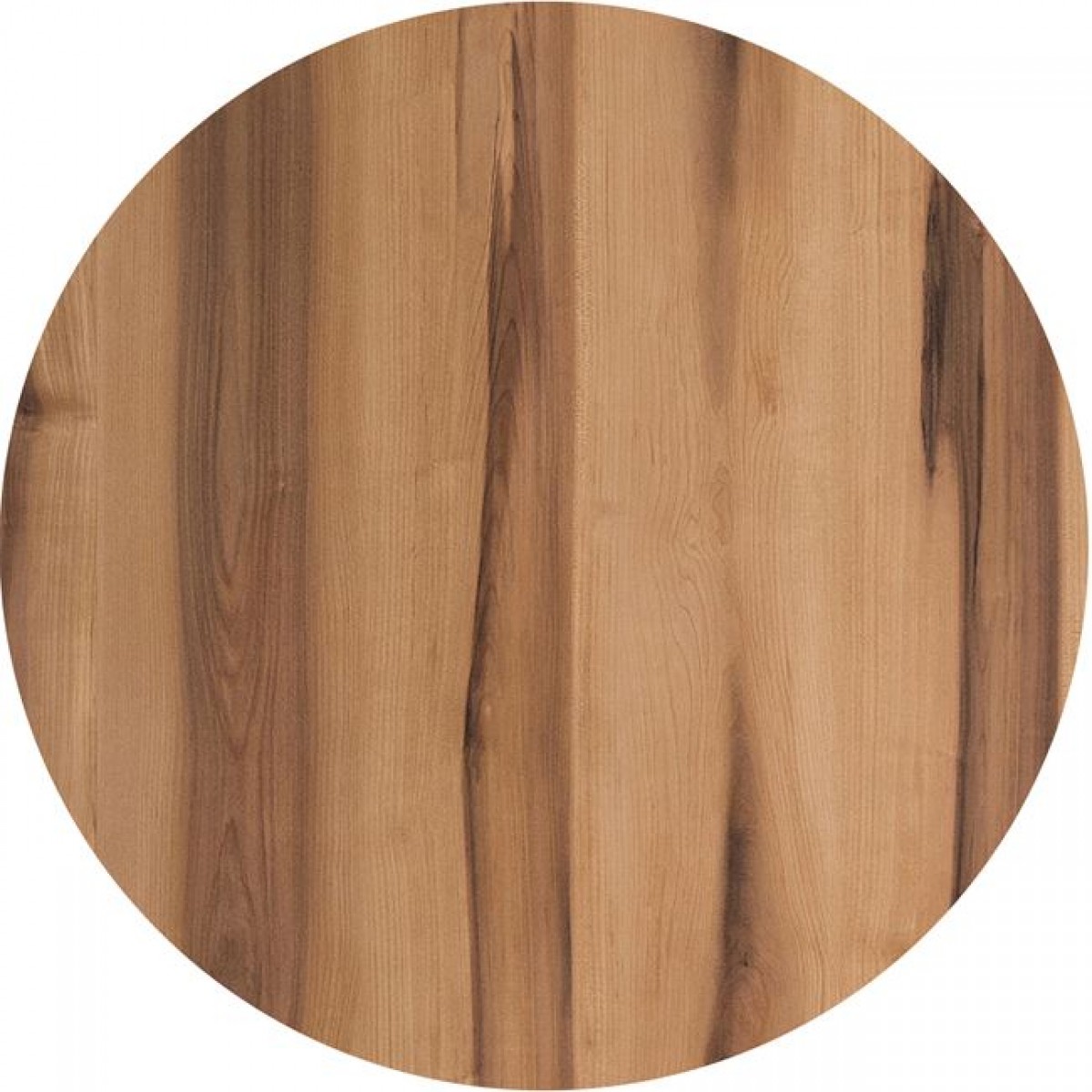 High Pressure Laminated στρογγυλή επιφάνεια τραπεζιού σε φυσική απόχρωση 60x12 εκ