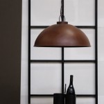 Thormann φωτιστικό οροφής με εφέ σκουριάς 52x30 εκ