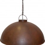 Thormann φωτιστικό οροφής με εφέ σκουριάς 52x30 εκ