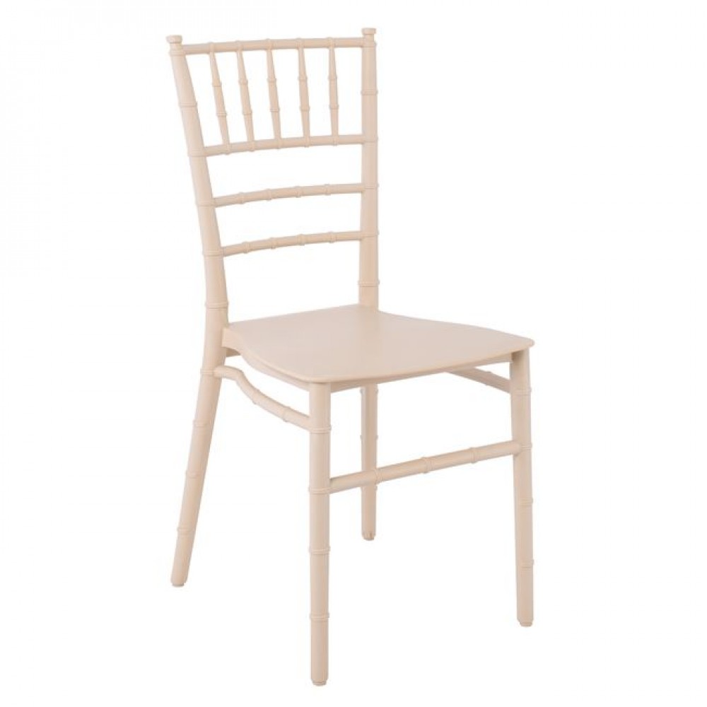 Ilona καρέκλα catering στοιβαζόμενη pp σε μπεζ απόχρωση 40x46x88 εκ