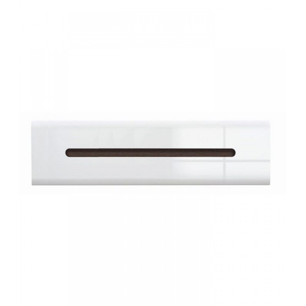 New York επιτοίχια ραφιέρα από MDF σε λευκό χρώμα 150x35x41 εκ