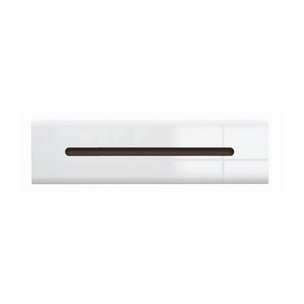 New York επιτοίχια ραφιέρα από MDF σε λευκό χρώμα 150x35x41 εκ
