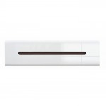 New York επιτοίχια ραφιέρα από MDF σε λευκό χρώμα 150x35x41 εκ