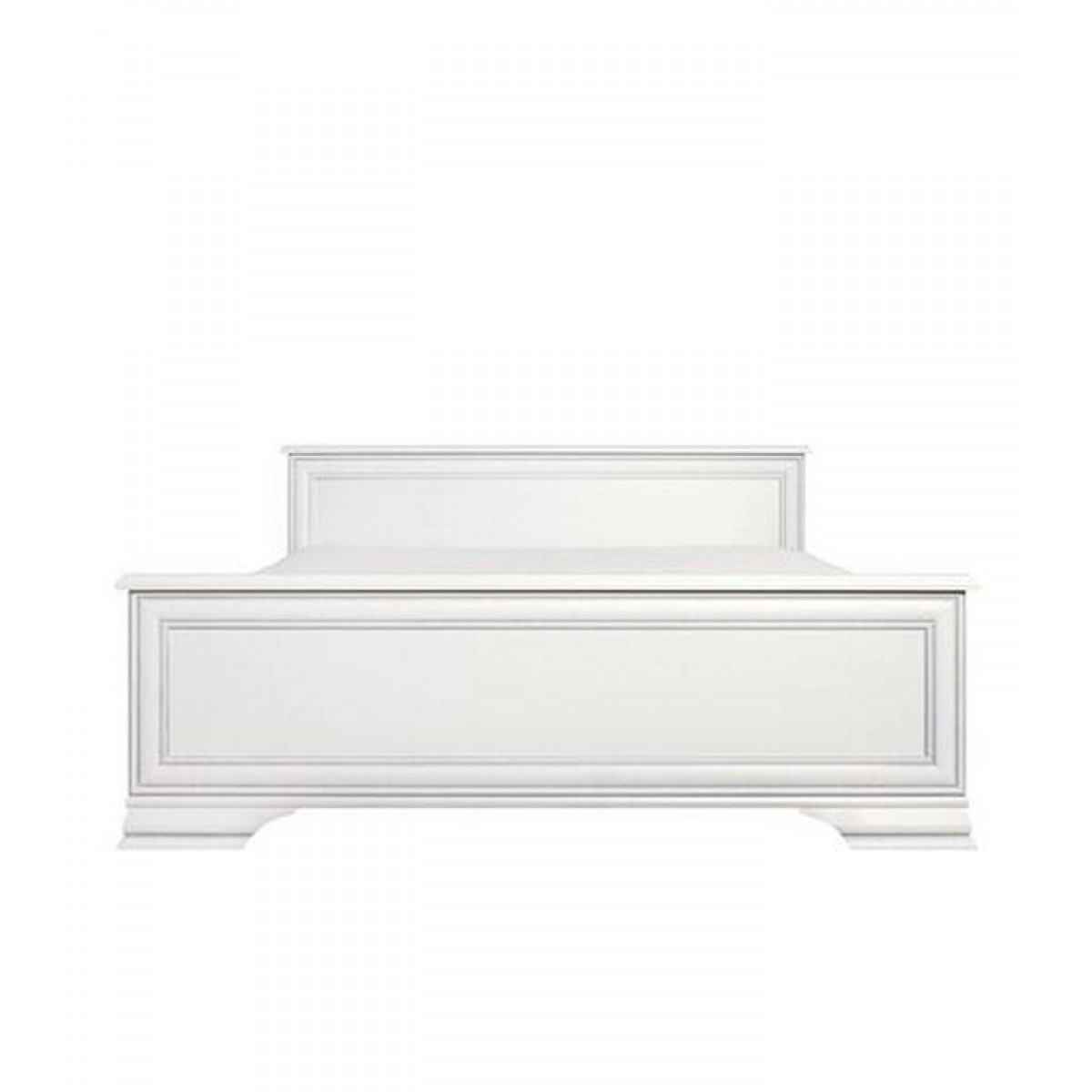 Paris υπέρδιπλο κρεβάτι από MDF σε λευκό χρώμα 189x208x46 εκ Paris υπέρδιπλο κρεβάτι από MDF σε λευκό χρώμα 189x208x46 εκ