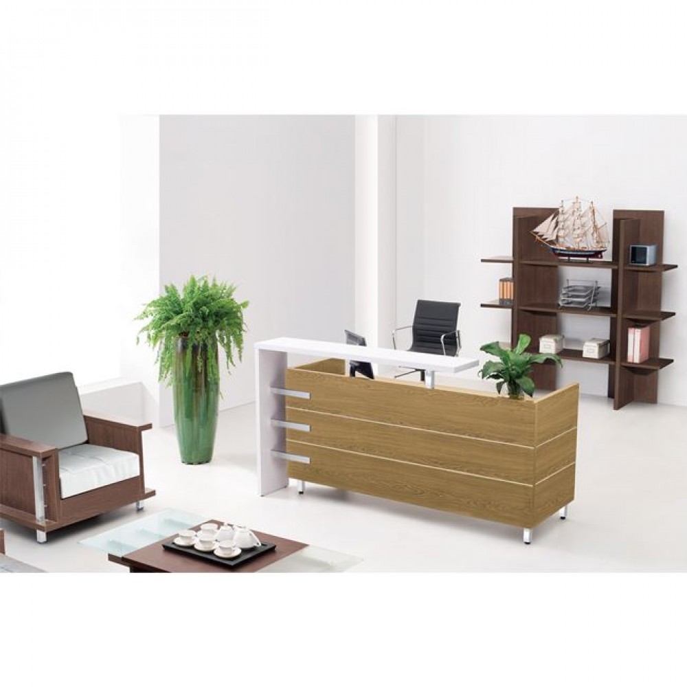 Reception project sonoma λευκό 180x75x110cm